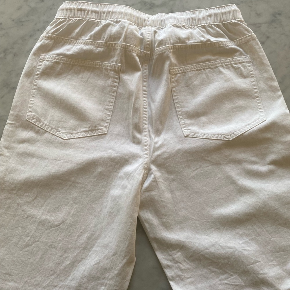 Aerie White Relaxed Drawstring Pants - Picture 9 of 9